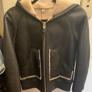 Calf skin & Lamb Shearling jacket